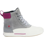 Womens Leather Lace Ankle Deck Boot