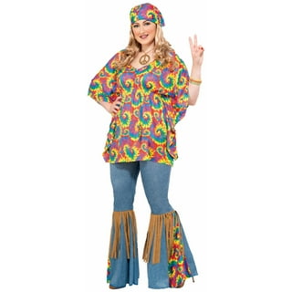 Bandana Hippy, Bandeau 60s, Bandeau Retro Costume Hippie, Bandeau