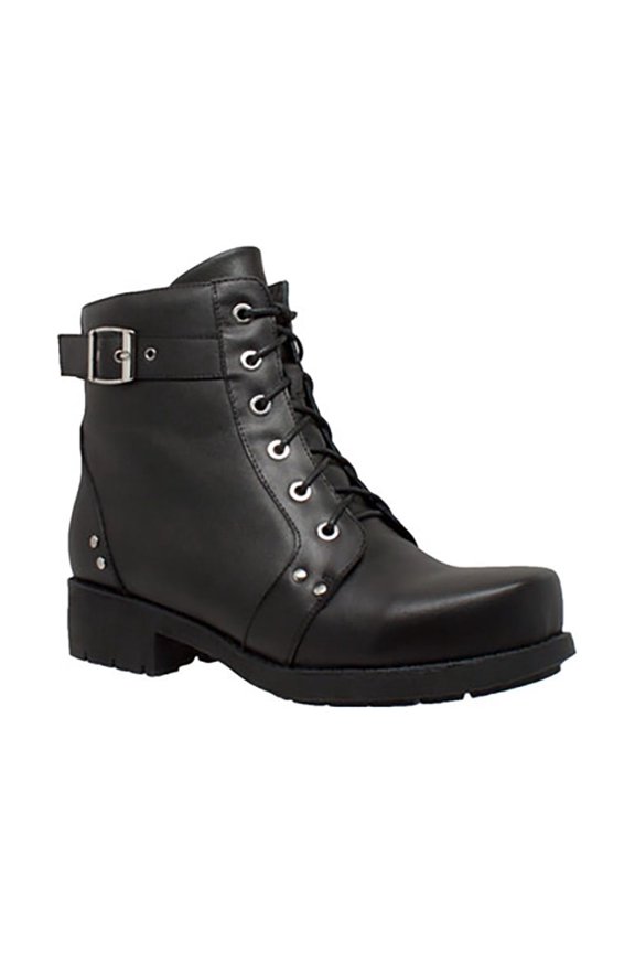 Women's 7" Biker Boot Black