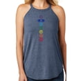 thumbnail image 1 of Women's 7 Colored Chakras Yoga Tank Top, 4XL Navy Blue, 1 of 3