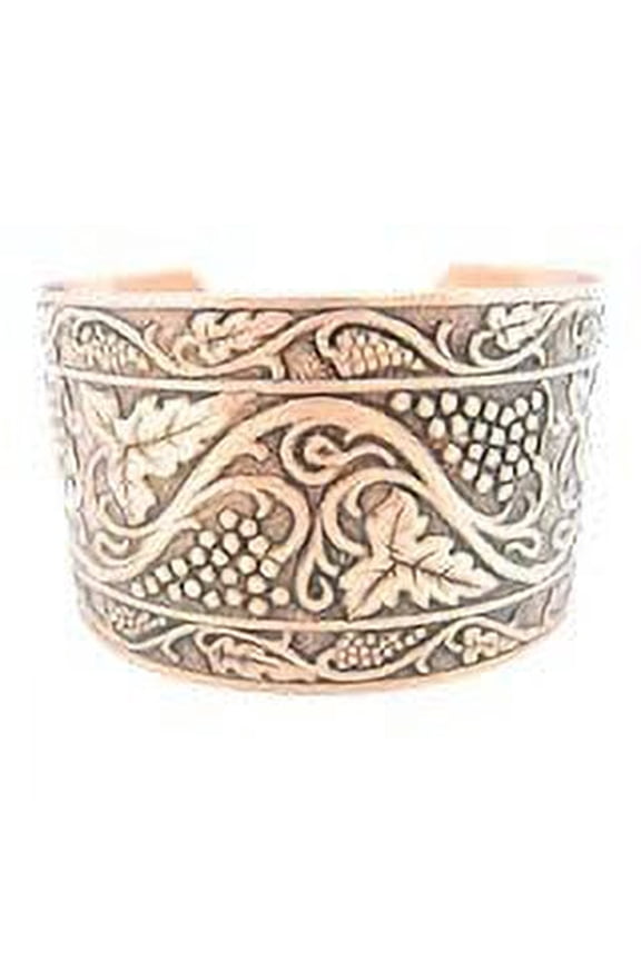 Women's 7 Inch Solid Copper Cuff Bracelet CB3857C21- 1 1/2 inch wide