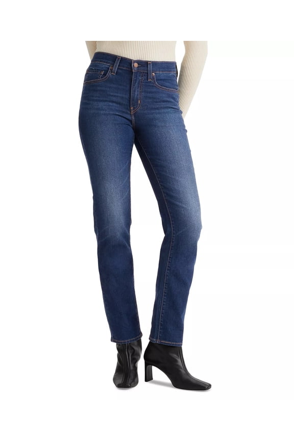 Women's 724 Straight-Leg Jeans Color: Chelsea Carbon Glow Size: 33