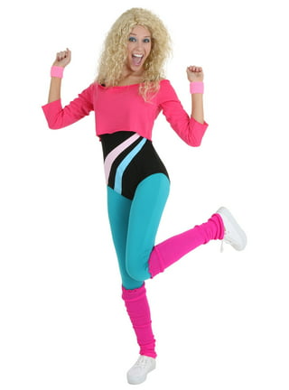 Turquoise Aerobics 80s Outfit Set - vintvgedesires - BOOTH