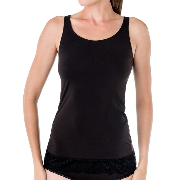 Women's 8853 Silk Magic Camisole with Lace Trim