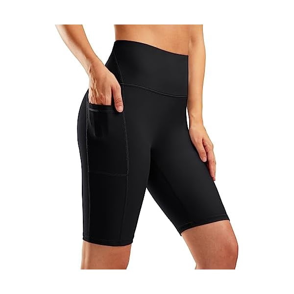 Women's 9" High Waisted Swim Board Shorts Tummy Control Swimsuit Bottoms for Women with Liner Pockets