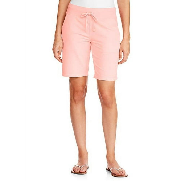 French terry hotsell shorts womens walmart