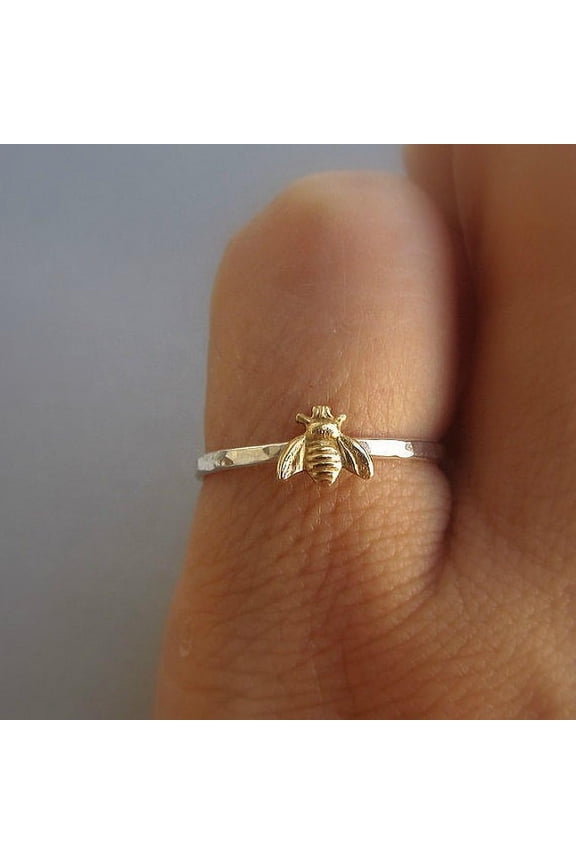 Women's 927 Silver Plated Bee Separation Ring