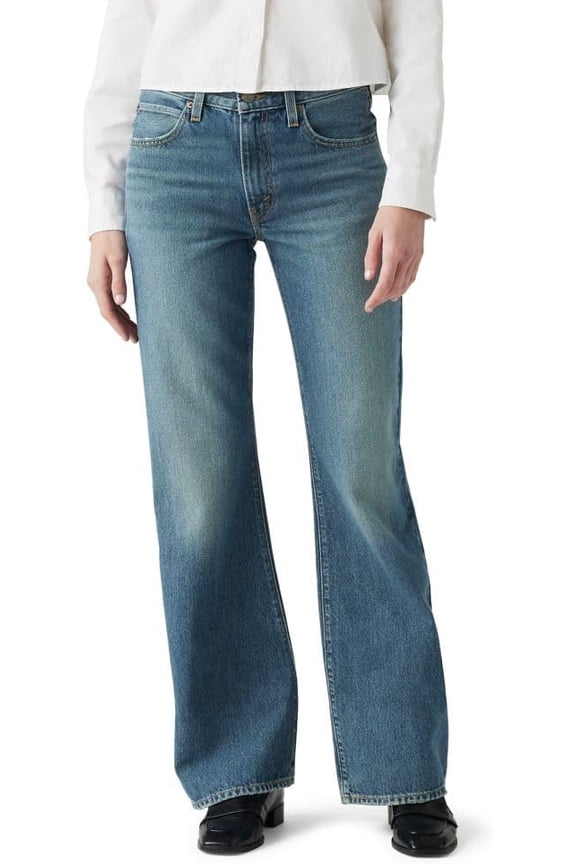 Women's '94 Cotton Baggy-Fit Bootcut Jeans Color: Paradise Found Size: 32