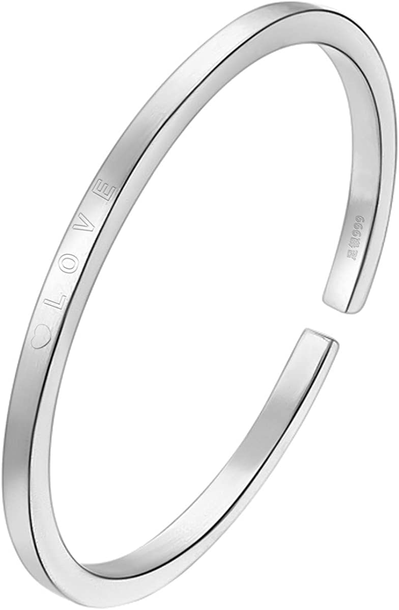 Women's 999 Solid Sterling Silver Bracelets