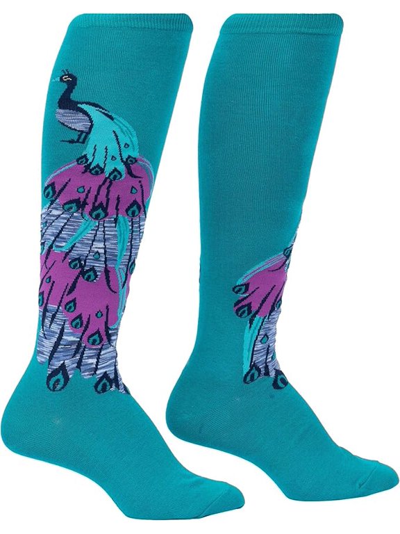 Women's A Fan-tastic Tail Knee High Socks - One Size Fits Most