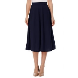 Elastic waist a line winter wool skirt women 4753 Elastic waist a line winter wool skirt women 4753