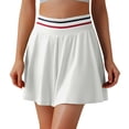 thumbnail image 1 of Women's A-Line Tennis Skirt Built-in Liner, Breathable Fabric, See-Through Design, Ideal for Sports and Casual Wear, Multiple Sizes (S XL), 1 of 2