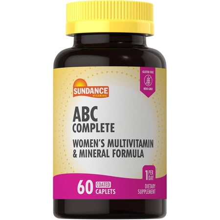 Women's ABC Complete Multivitamin | 60 Caplets | With Mineral Formula | by Sundance