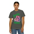 thumbnail image 1 of Women's AKA Pink and Green Chucks and Pearls Comfort Colors Shirt, 1 of 4