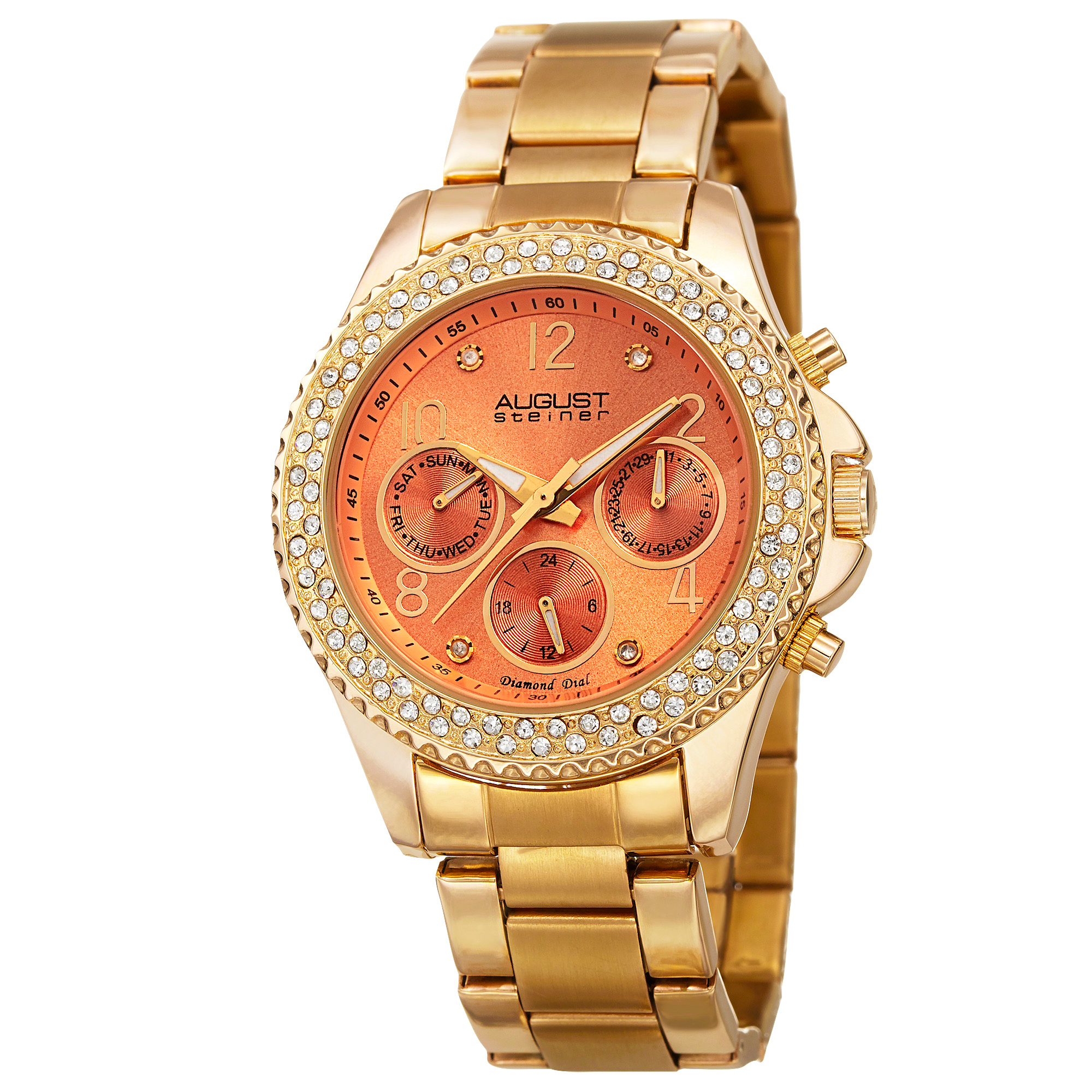 August Steiner Womens Watches in Watches | Gold - Walmart.com display picture 3