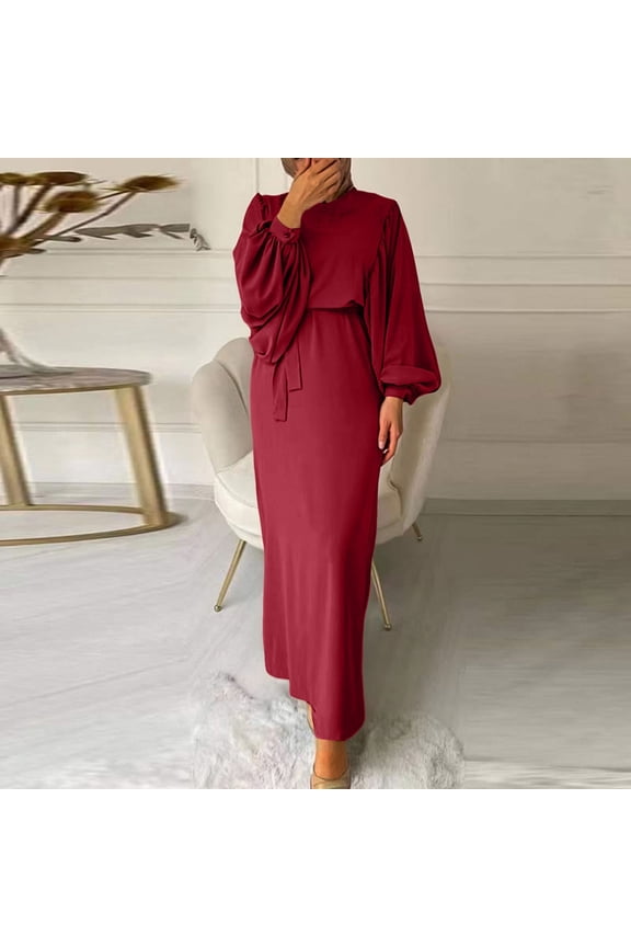 Women's Abaya Dress Dubai Long Maxi Robe Prayer Cardigan Fashion
