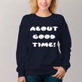 thumbnail image 1 of Women's About Good Pattern Crew Neck Pullover Cozy Clothes Autumn Winter, 1 of 11