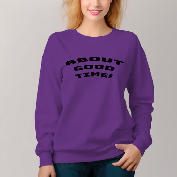 Women's About Pattern Crew Neck Pullover Cozy Clothes Autumn Winter