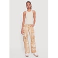 thumbnail image 1 of Women's Acid Wash Straight Leg Utility Jeans, 1 of 5