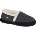 thumbnail image 1 of Women's Acorn Acorn Moc Ragg Slipper Dark Charcoal Heather Ragg Wool S M, 1 of 5