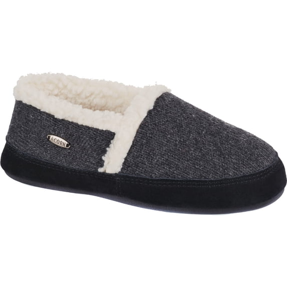 Women's Acorn Acorn Moc Ragg Slipper Oatmeal Heathered Ragg Wool M M