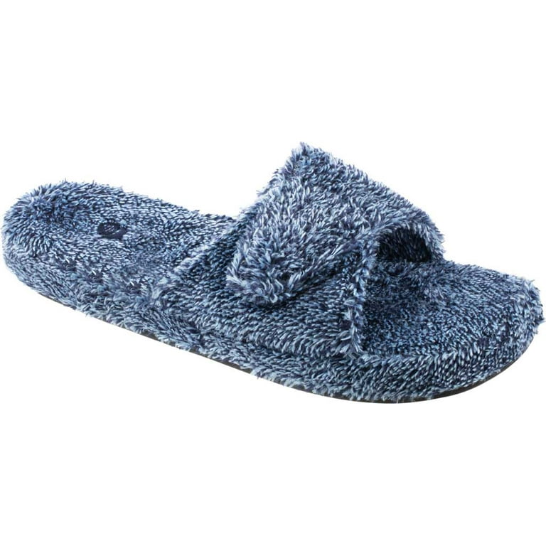 Women's Acorn Spa Slide II Navy Heather Polyester S M - Walmart.com