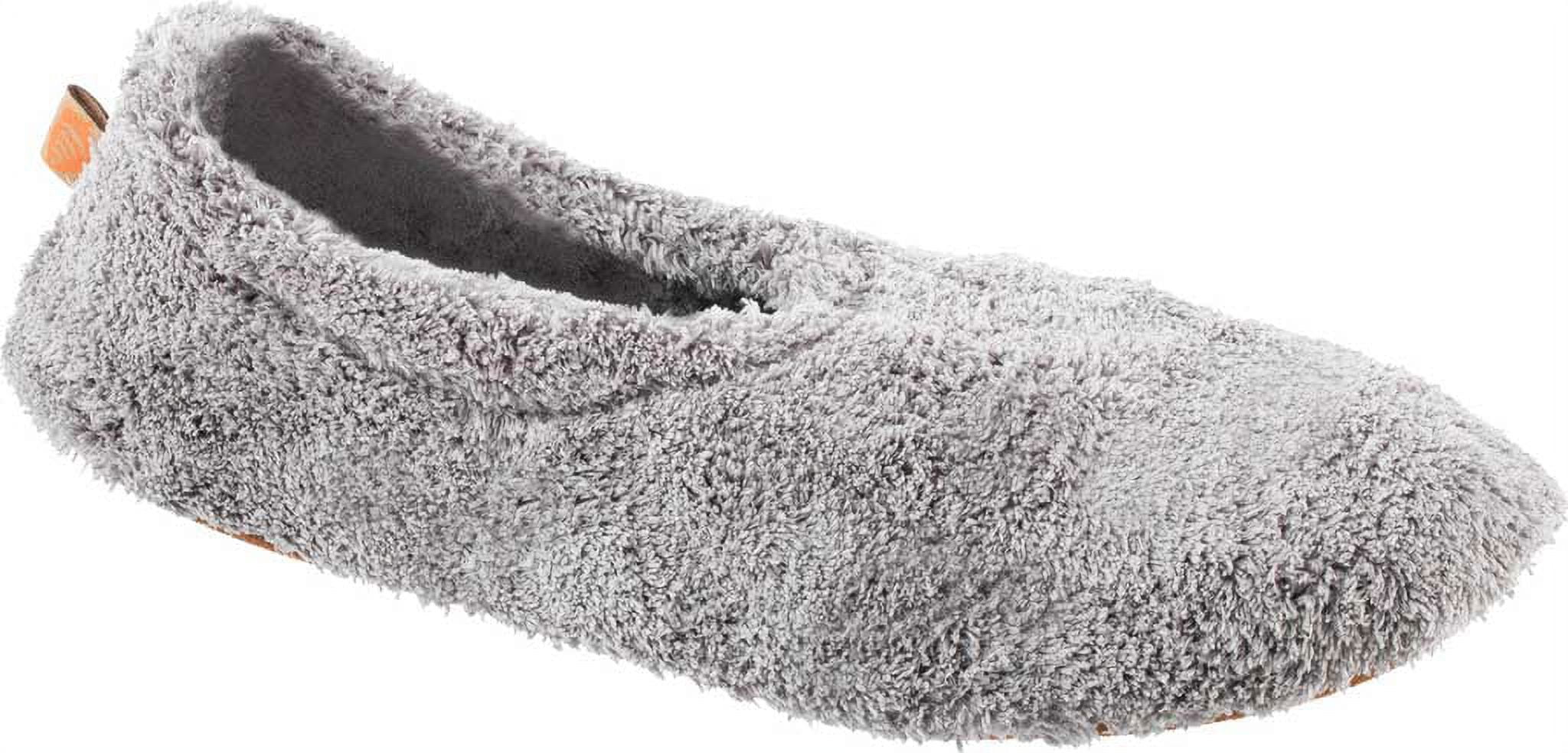 Women's Acorn Spa Travel Slipper Grey Spa Terry L M