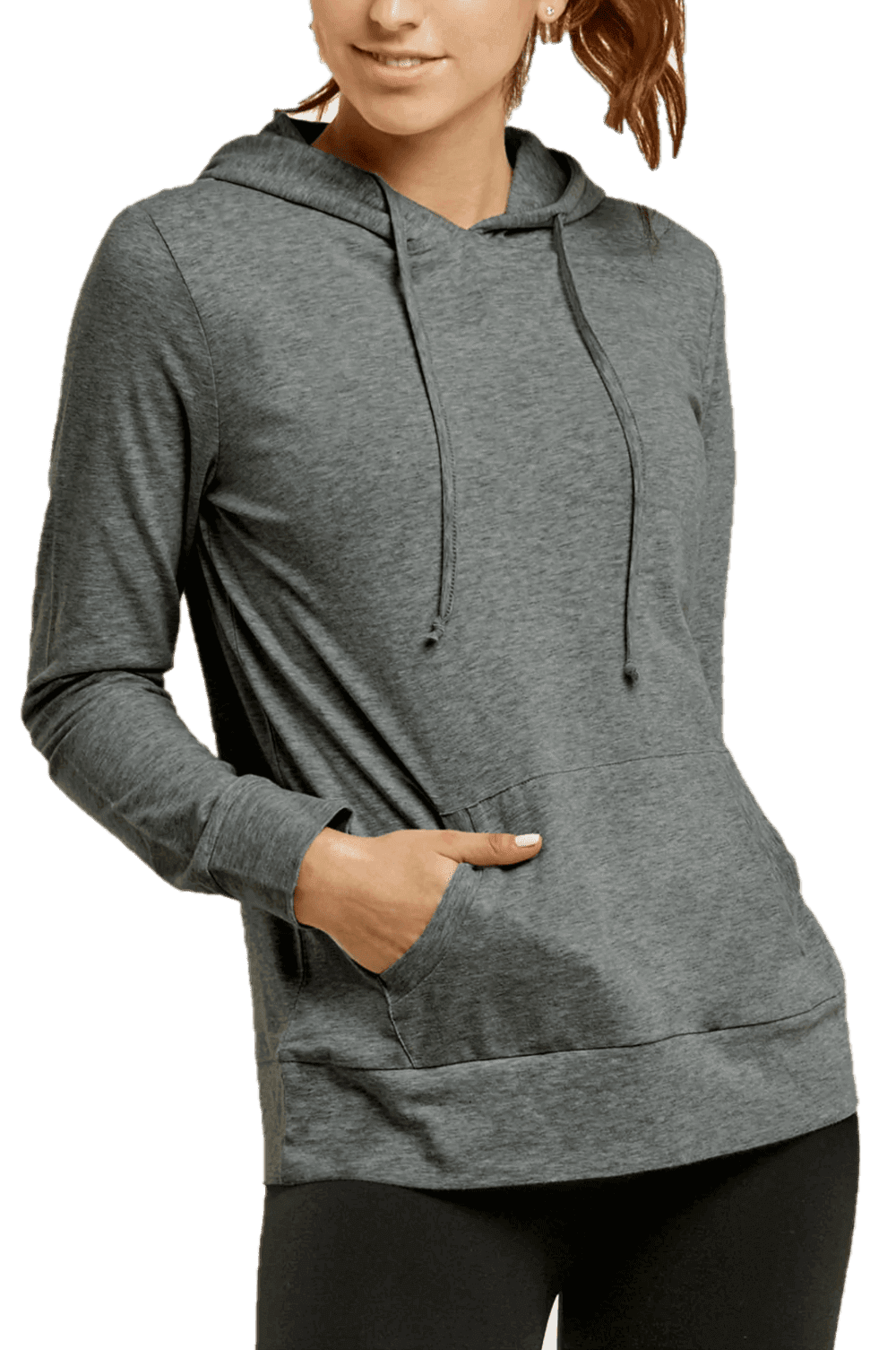 Women's Active Casual Thin Cotton Pullover Hoodie, Navy M, 1 Count, 1 Pack  