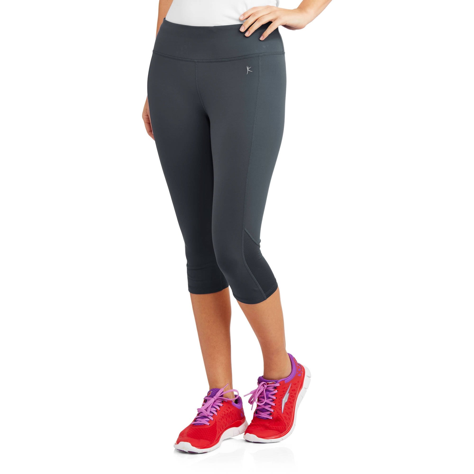 Women's Active Compression Capris with Mesh 