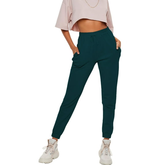 Women's Active French Terry Lightweight Joggers with Pockets