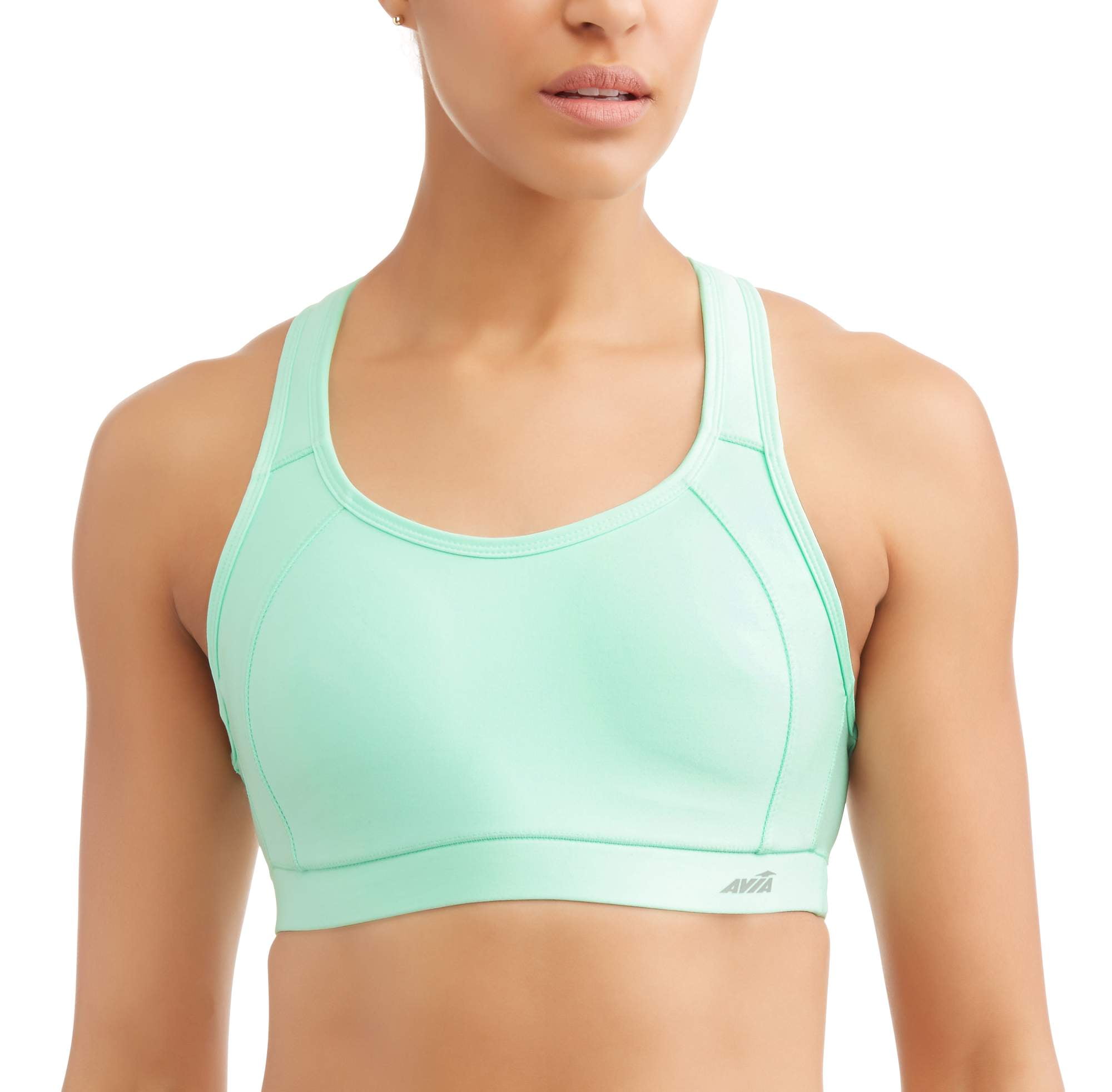 Women's Active High Impact Sports Bra With Cushioned Straps