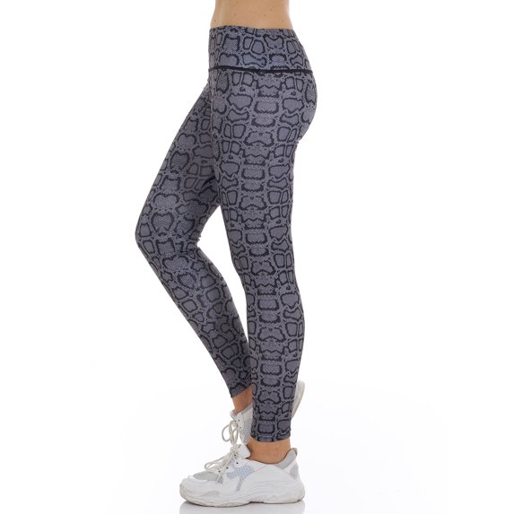 Women's Active High Rise Snake Skin Print Leggings