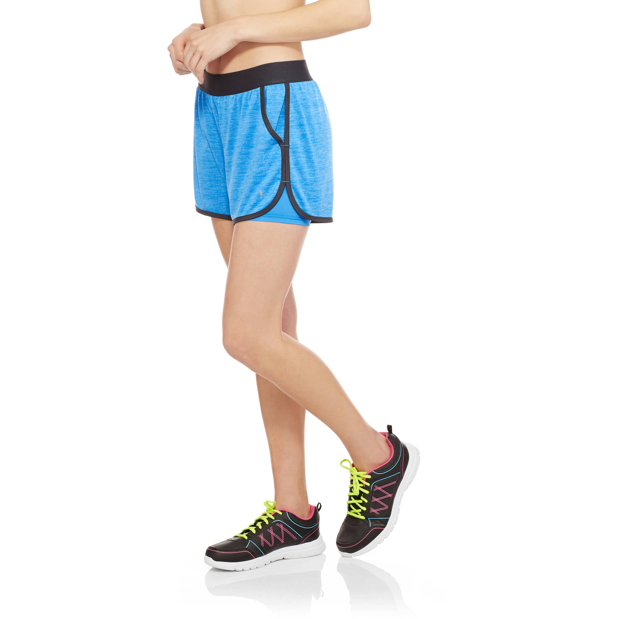 Women's Active Knit 2fer Short With Built in Compression Layer