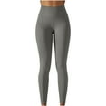 thumbnail image 1 of Women's Active Leggings with Pockets Womens Yoga Sweatpants Loose Workout Joggers Pants Comfy Lounge Pants Dark Gray L, 1 of 6