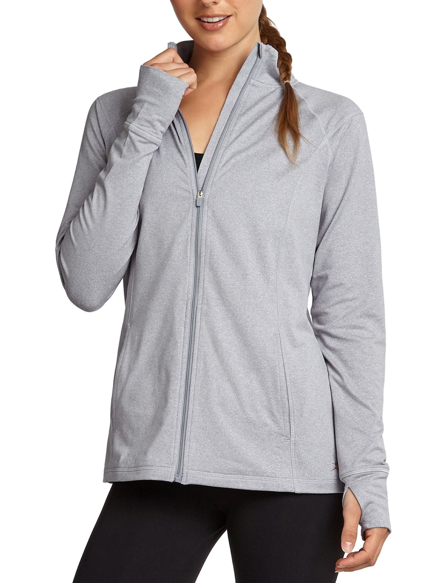 Women's Active Mock Neck Full Zip Yoga Jacket