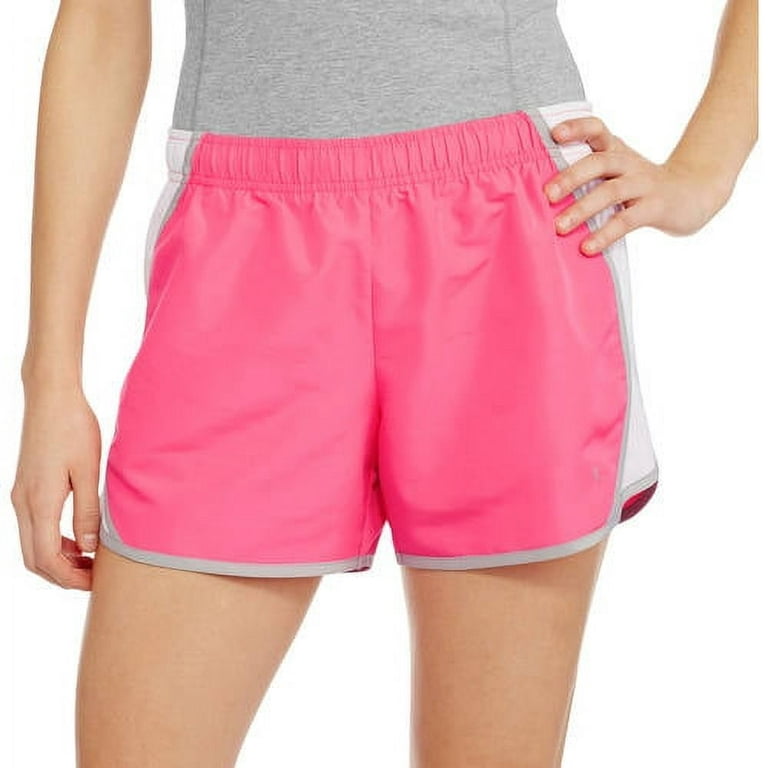 Women's Active Woven Running Shorts with Built-In Liner 