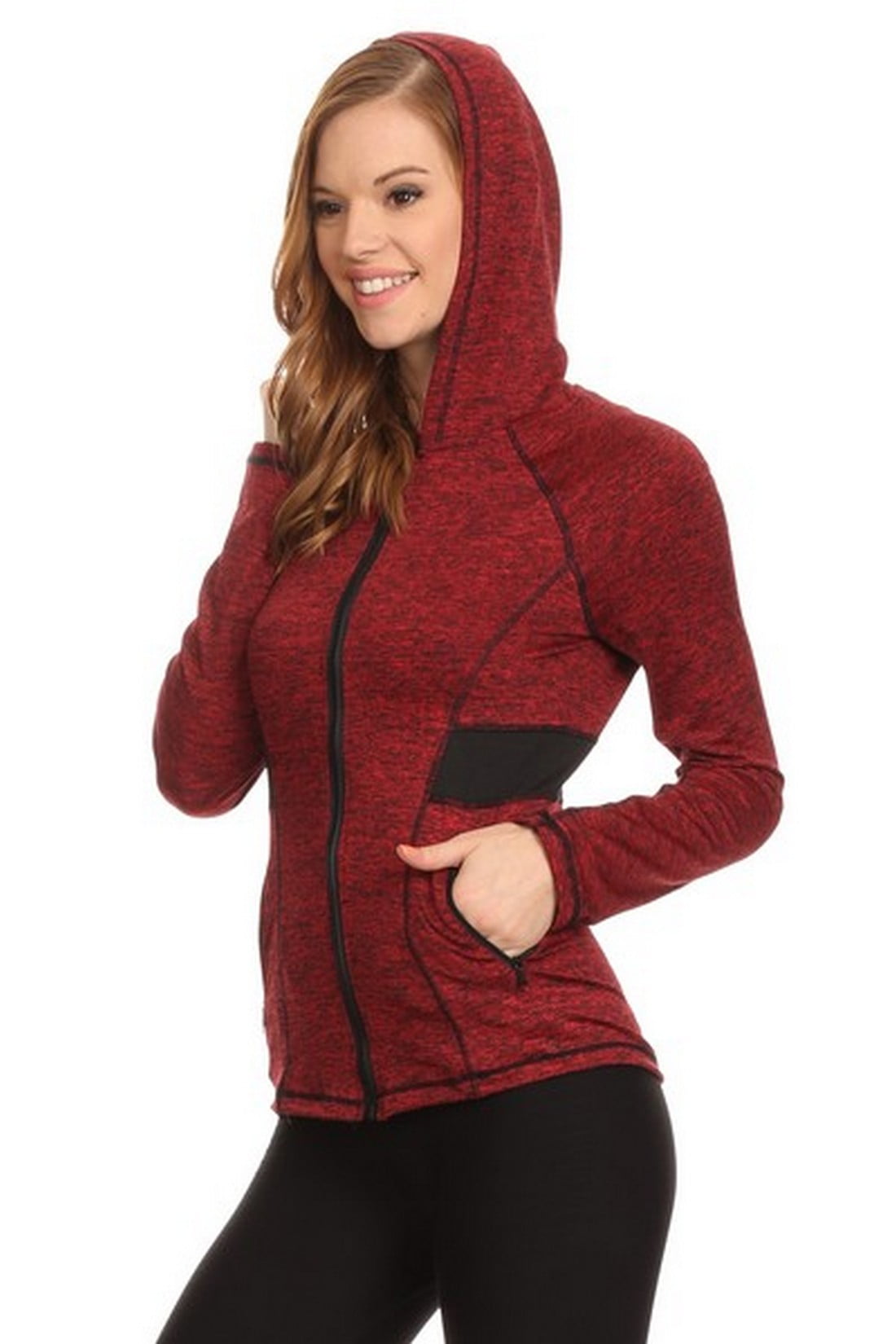 workout jacket with hood