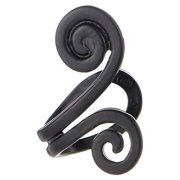 USJIANGM Women's Acupressure Cuff Earrings with Hypoallergenic Alloy Goku's Hair Hoop Style Jewelry for Woman Casual Weight Loss Slimming Silver