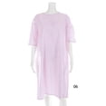 thumbnail image 1 of Women's Adaptive Flannel Backwrap Gown (Medium, White with Small Pink Flowers - 06), 1 of 1