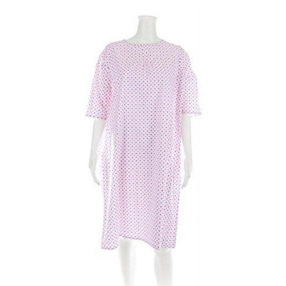 Women's Adaptive Flannel Backwrap Gown - (X-Large)