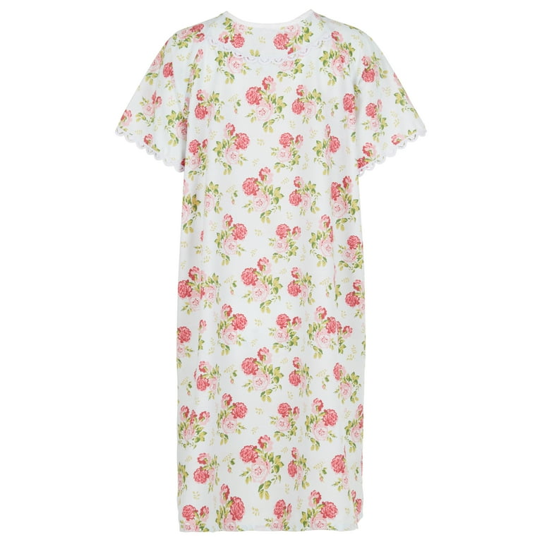 white christmas dresses Brushed Cotton Flannel Dressing Gown | Bonsoir of London main image 1