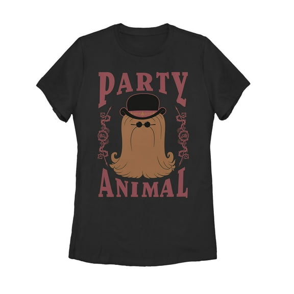 Women's Addams Family Cousin Itt Party Animal  Graphic Tee Black X Large