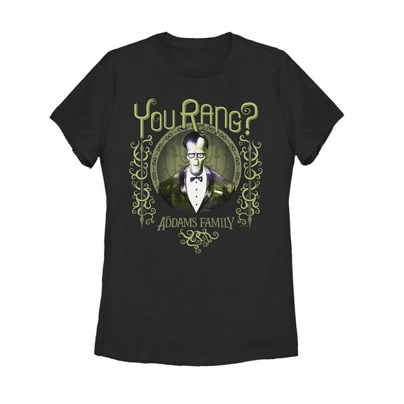 Women's Addams Family Lurch You Rang  Graphic Tee Black 2X Large
