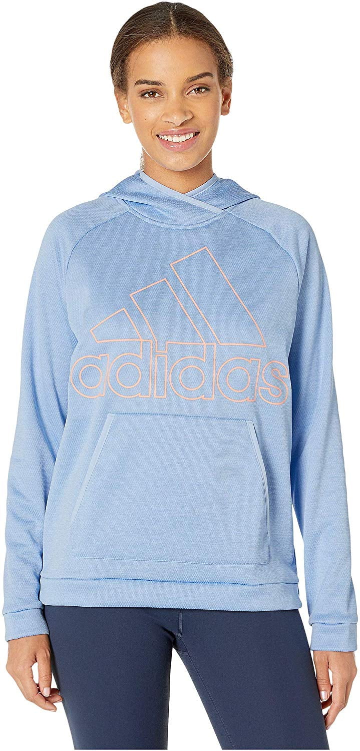 Women's adidas team issue badge of sport hot sale hoodie