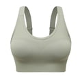 thumbnail image 1 of Women's Adjustable Back Sports Bra, Seamless Support Workout Top, 1 of 6