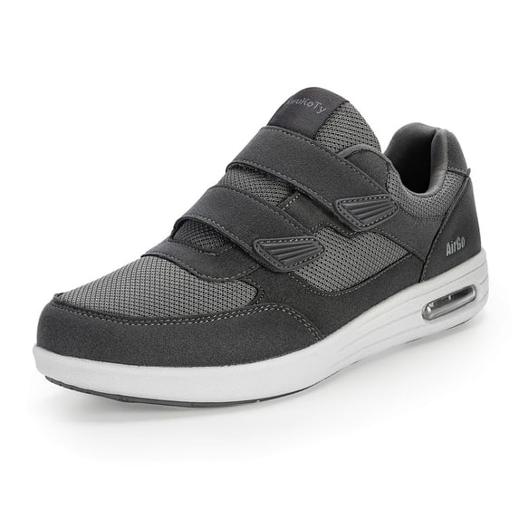 KWUKOTY Men's and Women's Diabetic Shoes, Wide Width Walking Sneakers, Lightweight Comfort