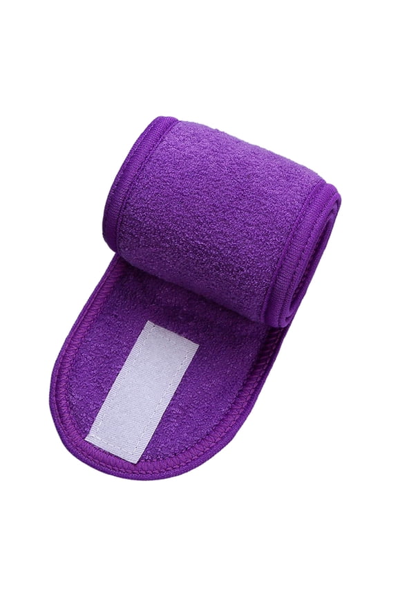Women’s Adjustable Terry Cloth Shower Headband Soft Stretch Face Wash Spa Wrap for Makeup Removal Facial Masks Yoga and Skincare Routine