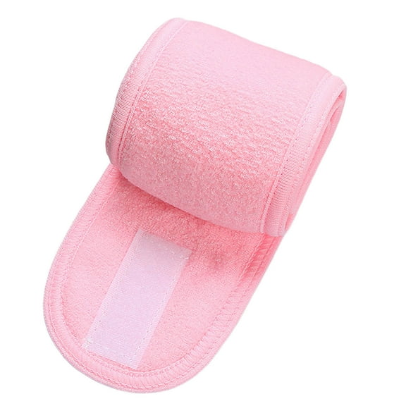 Women’s Adjustable Terry Cloth Shower Headband Soft Stretch Face Wash Spa Wrap for Makeup Removal Facial Masks Yoga and Skincare Routine