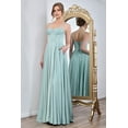 thumbnail image 1 of Women's Adora Design 3301 Chiffon Lace Up Corset A-line Long Prom 2026 Dress Soft Mint Green Size 20, 1 of 3