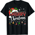 thumbnail image 1 of Women’s Adult Christmas Shirt – Festive Holiday Graphic Short Sleeve Tee, 1 of 7